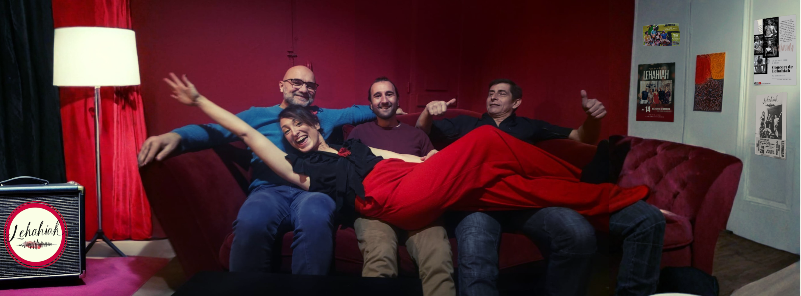 Lehahiah — le groupe en scène